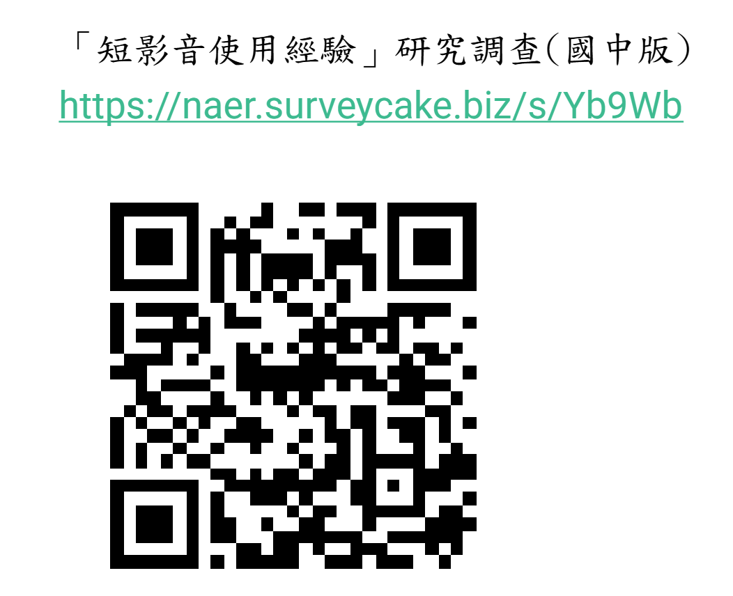 短影音使用經驗問卷