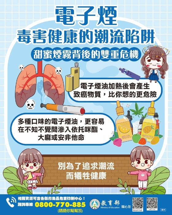 電子菸毒害健康的潮流陷阱圖片