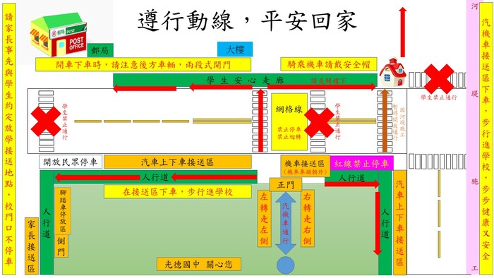 放學動線圖片